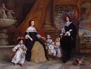 Gonzales Coques The Family of Jan Baptista Anthonie (mk25` oil painting reproduction